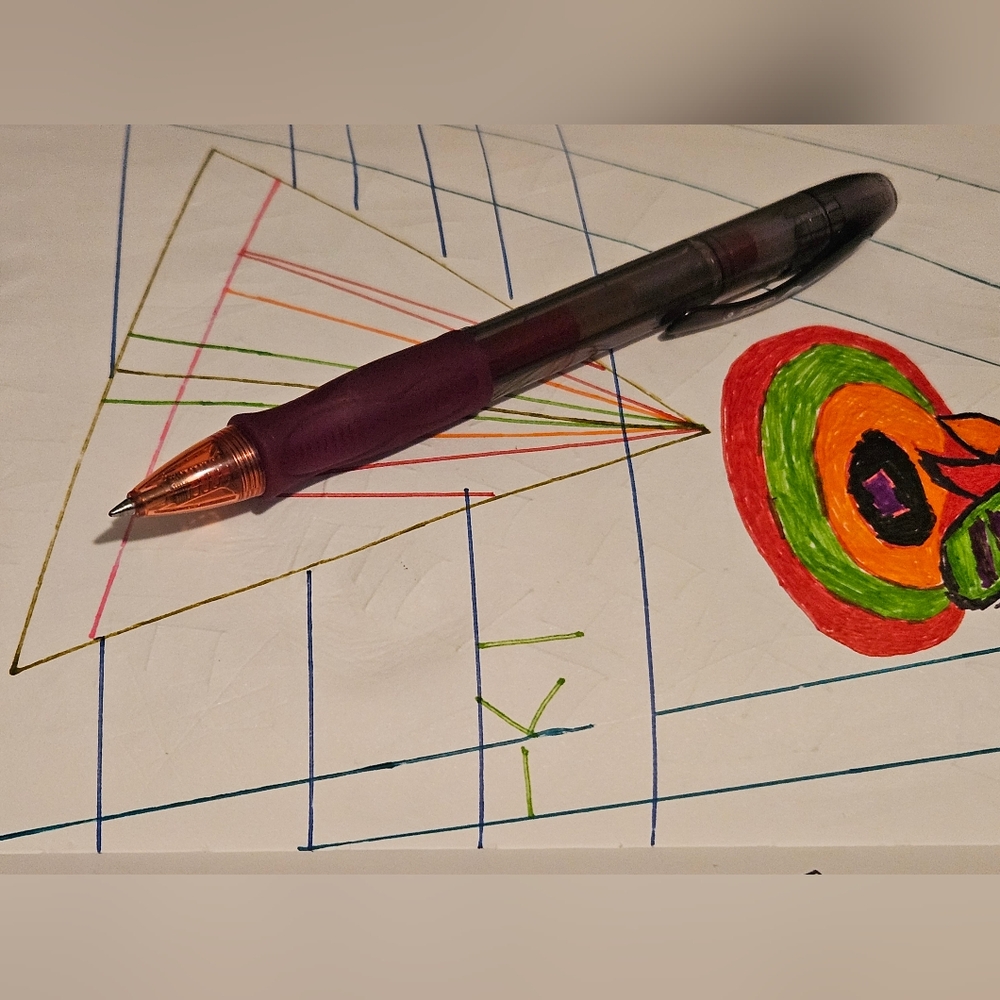 Bic Pen Gel Red
